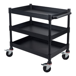 Luxor MightyHaul 24" Heavy-Duty Utility Cart, 3 Shelves (UCMT011)