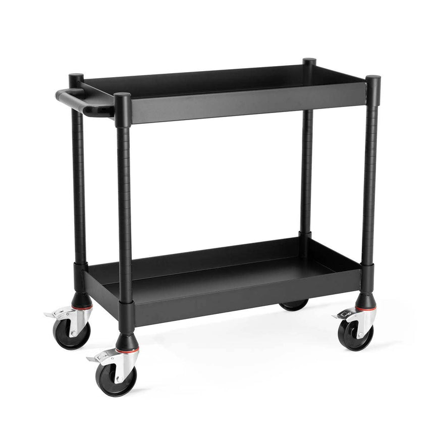 Luxor MightyHaul 18" Heavy-Duty Utility Cart, 2 Shelves (UCMT012) - SchoolOutlet