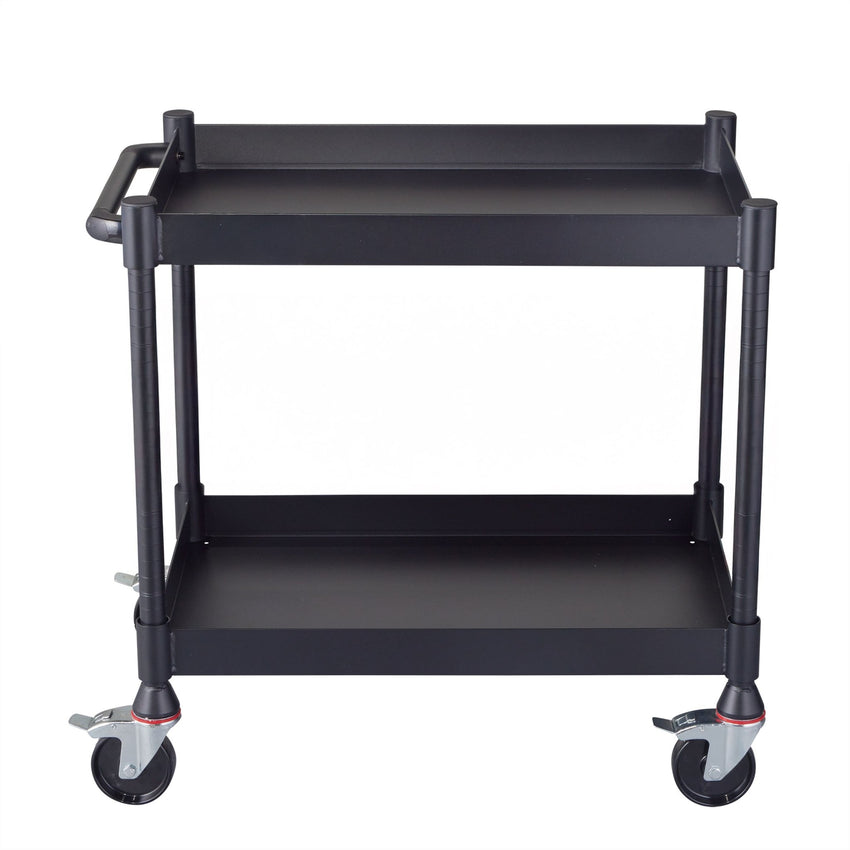 Luxor MightyHaul 18" Heavy-Duty Utility Cart, 2 Shelves (UCMT012) - SchoolOutlet