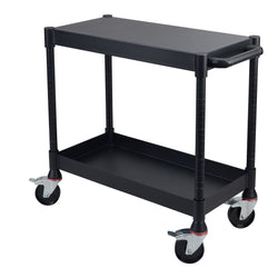 Luxor MightyHaul 18" Heavy-Duty Utility Cart, 2 Shelves (UCMT012)