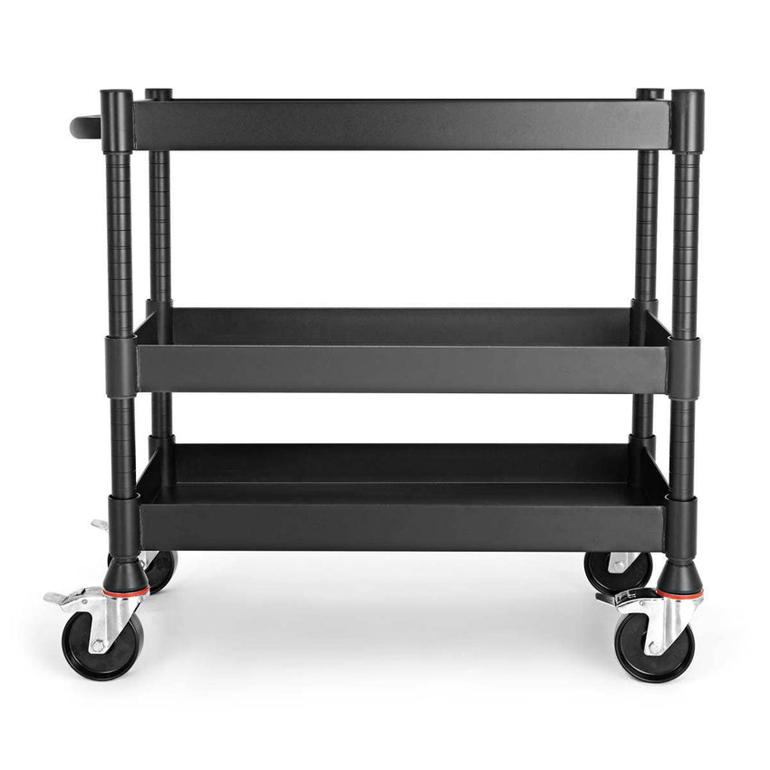 Luxor MightyHaul 18" Heavy - Duty Utility Cart, 3 Shelves (UCMT013) - SchoolOutlet