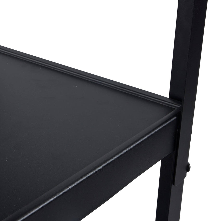 Luxor UCMT1DL 42" Adjustable-Height Steel Utility Cart - Drop Leaf Shelves - 3 shelves - SchoolOutlet