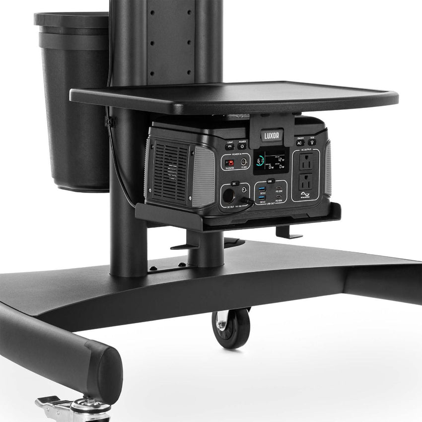 Luxor Mobile Battery - Powered Workstation Ergonomic Height - Adjustable Powerhouse (LUX - UCSP001) - SchoolOutlet
