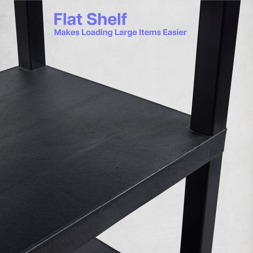 Luxor Tuffy 34" Open Shelf AV Cart with Legs (Luxor LUX-WT34E) - SchoolOutlet