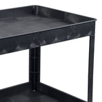 Luxor XLC11-B - Two-Shelf Heavy-Duty Utility Cart (LUX-XLC11-B) - SchoolOutlet