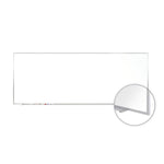 Ghent M1 Porcelain Magnetic Whiteboard, Aluminum Frame, 4'H x 10'W (GHE-M1-410-4)