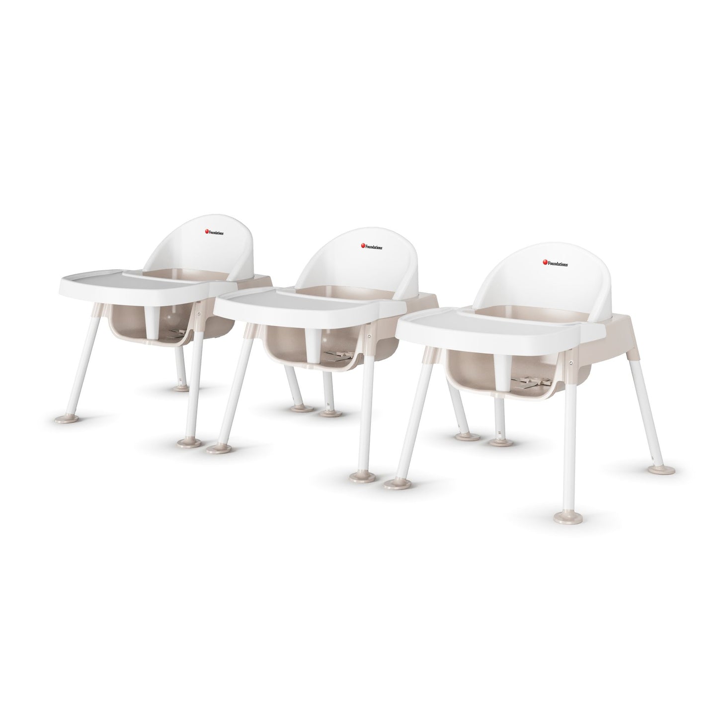 Foundations - Secure Sitter Tip & Slip Proof Feeding Chair, 9" Seat Height - Pack of 3 (FOU- 4639247)