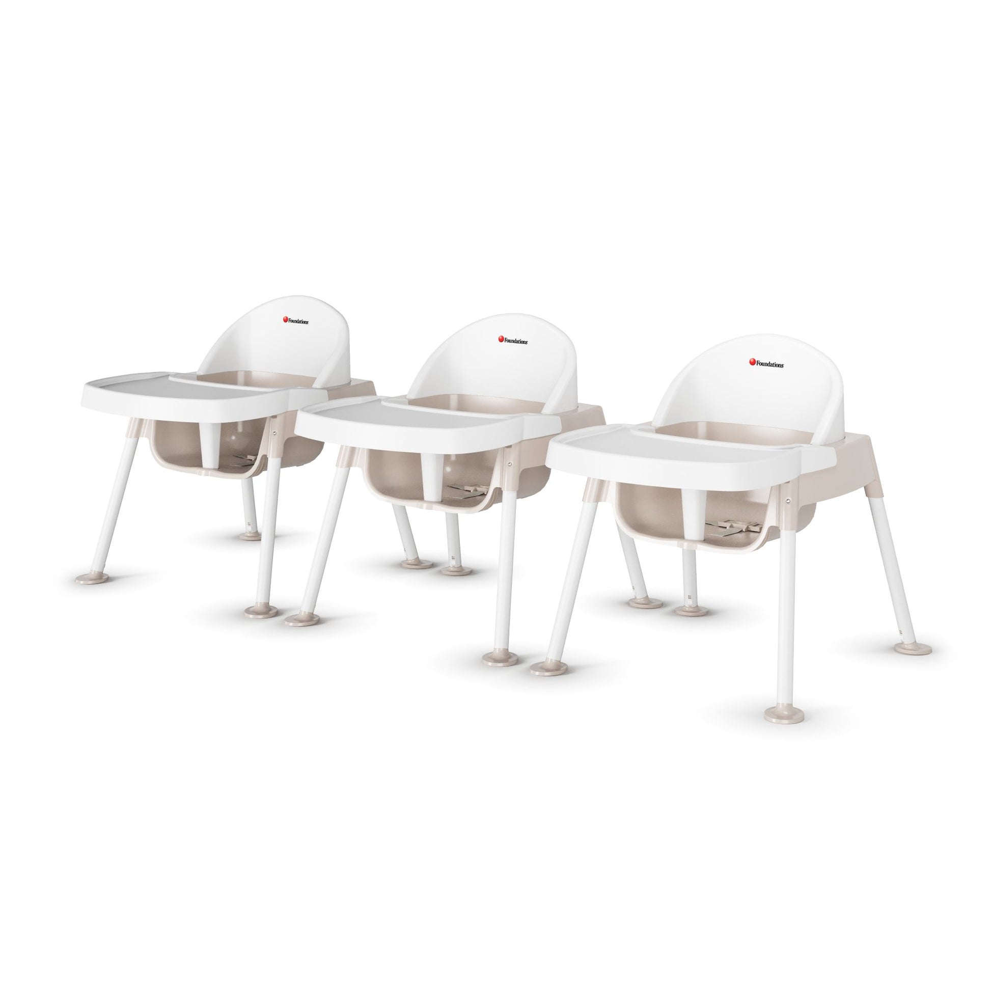 Foundations - Secure Sitter Tip & Slip Proof Feeding Chair, 9" Seat Height - Pack of 3 (FOU- 4639247)