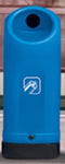 Magnuson Circle Front Opening Waste Bin 18.5 - Gallon Recyclable Body with Weighted Base (MAG - BAL - 20 - XXX) - SchoolOutlet