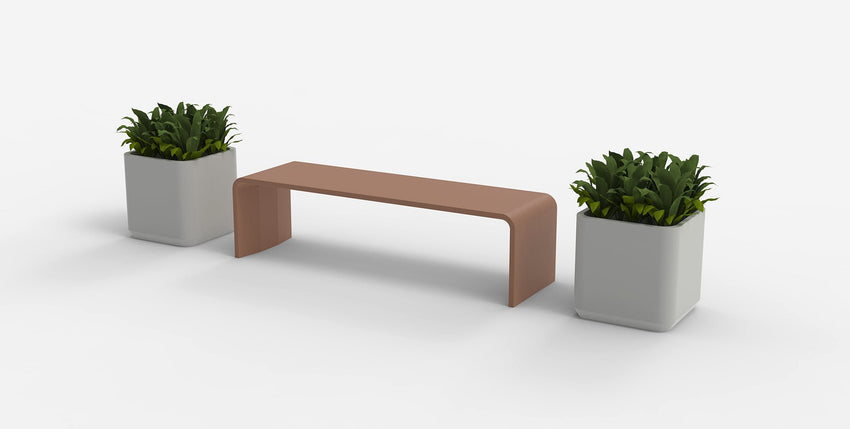 Magnuson BOD - P - 01 High - Performance Cast Concrete Indoor/Outdoor Planter with Drainage (MAG - BOD - P - 01 - XXX) - SchoolOutlet