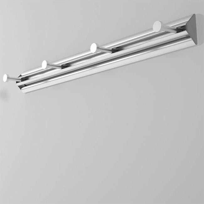 Magnuson Anodized Aluminum 4 - Hook Rail (MAG - CLIMB - 40) - SchoolOutlet