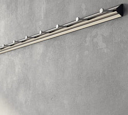 Magnuson Anodized Aluminum 7-Hook Rail (MAG-CLIMB-70)