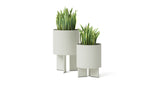 Magnuson CROMA - M Mid - Sized Round Aluminum Indoor/Outdoor Planter with Tripod Support and Integrated Drip Tray (MAG - CROMA - M - XXX) - SchoolOutlet