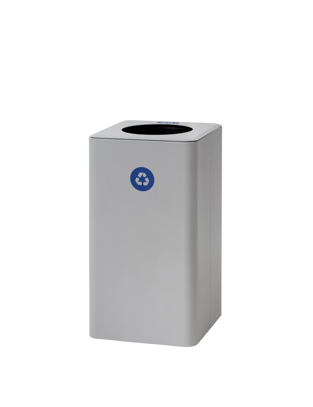 Magnuson Dunk - 1 10 - Gallon Modern Designer Waste Receptacle with Textured Steel Body and Precision Lid (MAG - DUNK - 1 - XXX) - SchoolOutlet