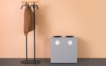 Magnuson Dunk - 2 16 - Gallon Double - Stream Textured Steel Waste & Recycling Receptacle with Internal Rigid Liners (MAG - DUNK - 2) - SchoolOutlet