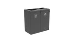 Magnuson F - TRO - 1818L 42 - Gallon Flat Top Painted Steel Waste Receptacle with Front Access Door and Internal Rigid Liner (MAG - F - TRO - 1818L) - SchoolOutlet