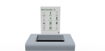 Magnuson F - TRO - MAG - R Painted Steel Signage Holder with Removable Magnetic Graphic for Trosa Flat - Top Receptacles (MAG - F - TRO - MAG - R - XXX) - SchoolOutlet