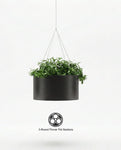 Magnuson GL - 40 - S - H Round Hanging Steel and Aluminum Planter with Three Flower Pots and Adjustable Suspension Wires (MAG - GL - 40 - S - H - XXX) - SchoolOutlet