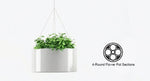 Magnuson GL - 50 - M - H Mid - Sized Hanging Steel and Aluminum Planter with Four Flower Pots and Adjustable Suspension Wires (MAG - GL - 50 - M - H - XXX) - SchoolOutlet