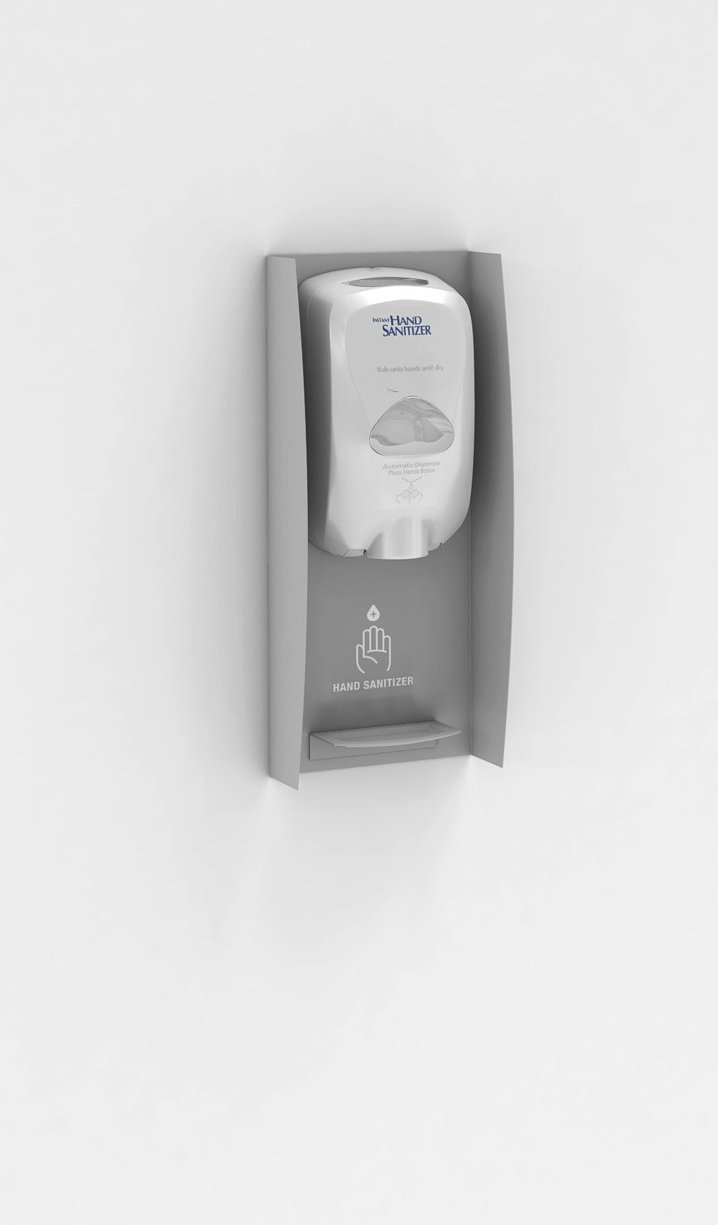 Magnuson Wall Mounted Steel Sanitizer Station (MAG - HAANDER - W) - SchoolOutlet