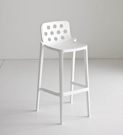 Magnuson Technopolymer Seat Breathable Backrest Outdoor & Indoor Bar Stool 38.1875"H (MAG-MAG-ISI-STL)