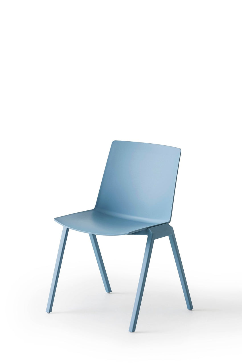 Magnuson Co - Injected Metal Frame High - Density Stacking Chair For Indoor/Outdoor 21"W x 20"D x 31.25"H (MAG - JOULE) - SchoolOutlet