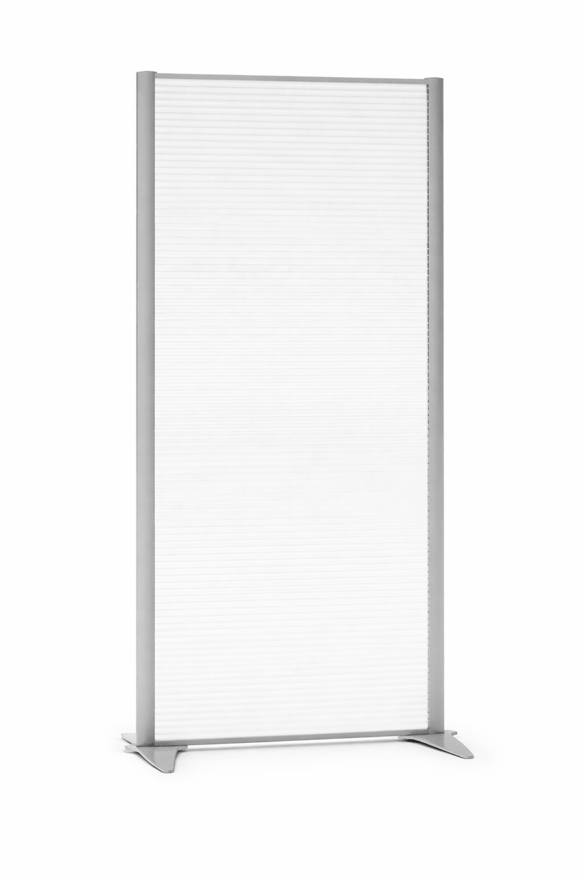 Magnuson Architectural Mobile Translucent Screen - 39.38"W x 15.75"D x 67.31"H (MAG - KP - PC) - SchoolOutlet
