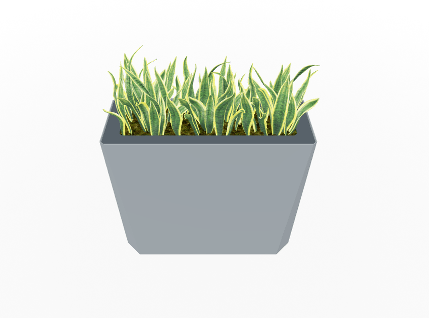 Magnuson KST - 1232L - H - PL High Kastan Wide Rectangular Painted Steel Planter with Aluminum Top and Sealed Internal Liner (MAG - KST - 1232L - H - PL - XXX) - SchoolOutlet