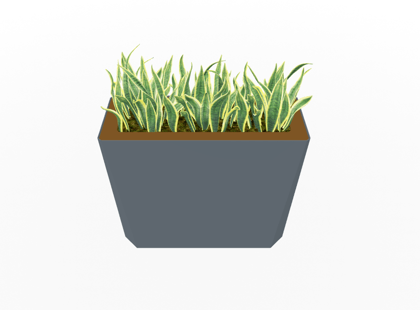 Magnuson KST - 1232L - H - PL High Kastan Wide Rectangular Painted Steel Planter with Aluminum Top and Sealed Internal Liner (MAG - KST - 1232L - H - PL - XXX) - SchoolOutlet