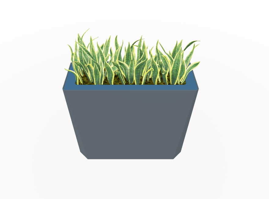 Magnuson KST - 1232L - H - PL High Kastan Wide Rectangular Painted Steel Planter with Aluminum Top and Sealed Internal Liner (MAG - KST - 1232L - H - PL - XXX) - SchoolOutlet