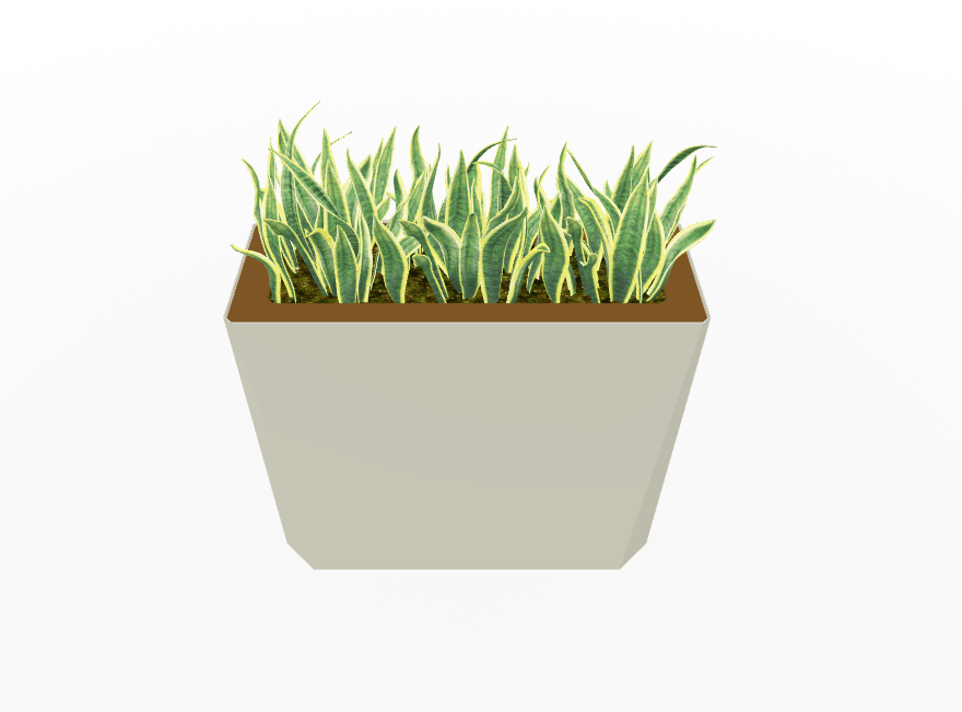 Magnuson KST - 1232L - H - PL High Kastan Wide Rectangular Painted Steel Planter with Aluminum Top and Sealed Internal Liner (MAG - KST - 1232L - H - PL - XXX) - SchoolOutlet