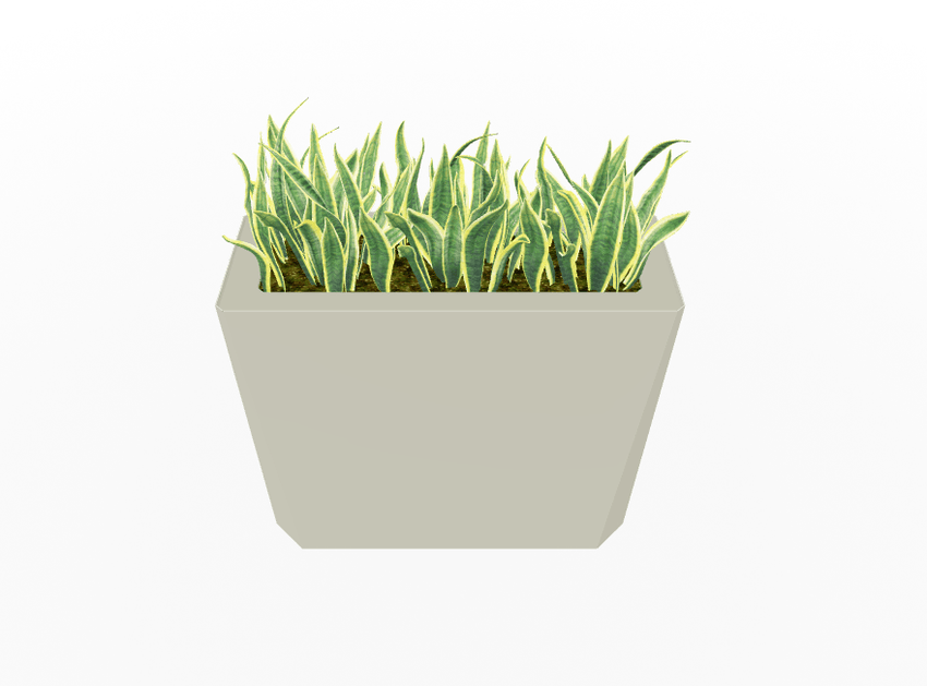 Magnuson KST - 1232L - H - PL High Kastan Wide Rectangular Painted Steel Planter with Aluminum Top and Sealed Internal Liner (MAG - KST - 1232L - H - PL - XXX) - SchoolOutlet