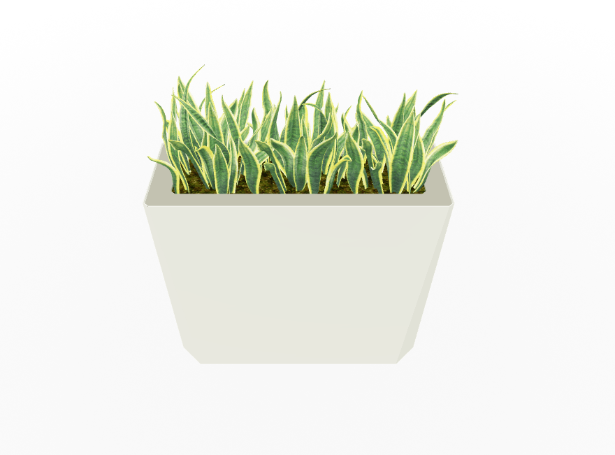 Magnuson KST - 1232L - H - PL High Kastan Wide Rectangular Painted Steel Planter with Aluminum Top and Sealed Internal Liner (MAG - KST - 1232L - H - PL - XXX) - SchoolOutlet