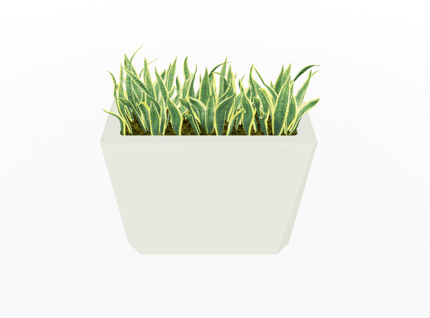 Magnuson KST - 1232L - H - PL High Kastan Wide Rectangular Painted Steel Planter with Aluminum Top and Sealed Internal Liner (MAG - KST - 1232L - H - PL - XXX) - SchoolOutlet
