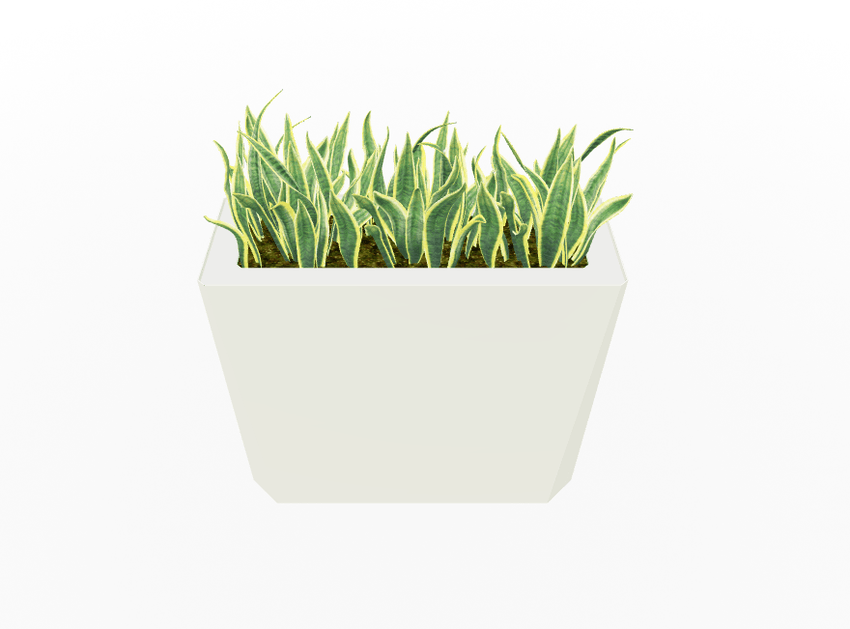 Magnuson KST - 1232L - H - PL High Kastan Wide Rectangular Painted Steel Planter with Aluminum Top and Sealed Internal Liner (MAG - KST - 1232L - H - PL - XXX) - SchoolOutlet