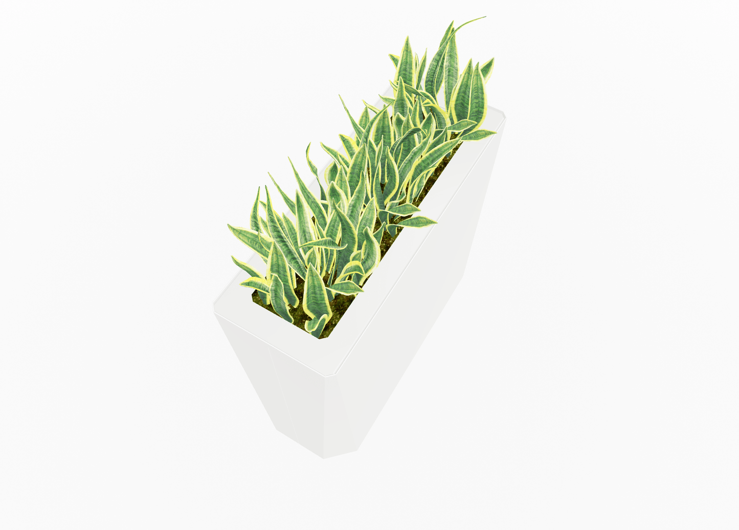 Magnuson KST - 1232L - H - PL High Kastan Wide Rectangular Painted Steel Planter with Aluminum Top and Sealed Internal Liner (MAG - KST - 1232L - H - PL - XXX) - SchoolOutlet