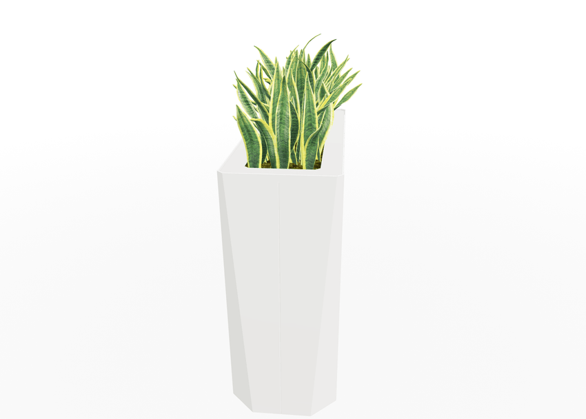 Magnuson KST - 1232L - H - PL High Kastan Wide Rectangular Painted Steel Planter with Aluminum Top and Sealed Internal Liner (MAG - KST - 1232L - H - PL - XXX) - SchoolOutlet