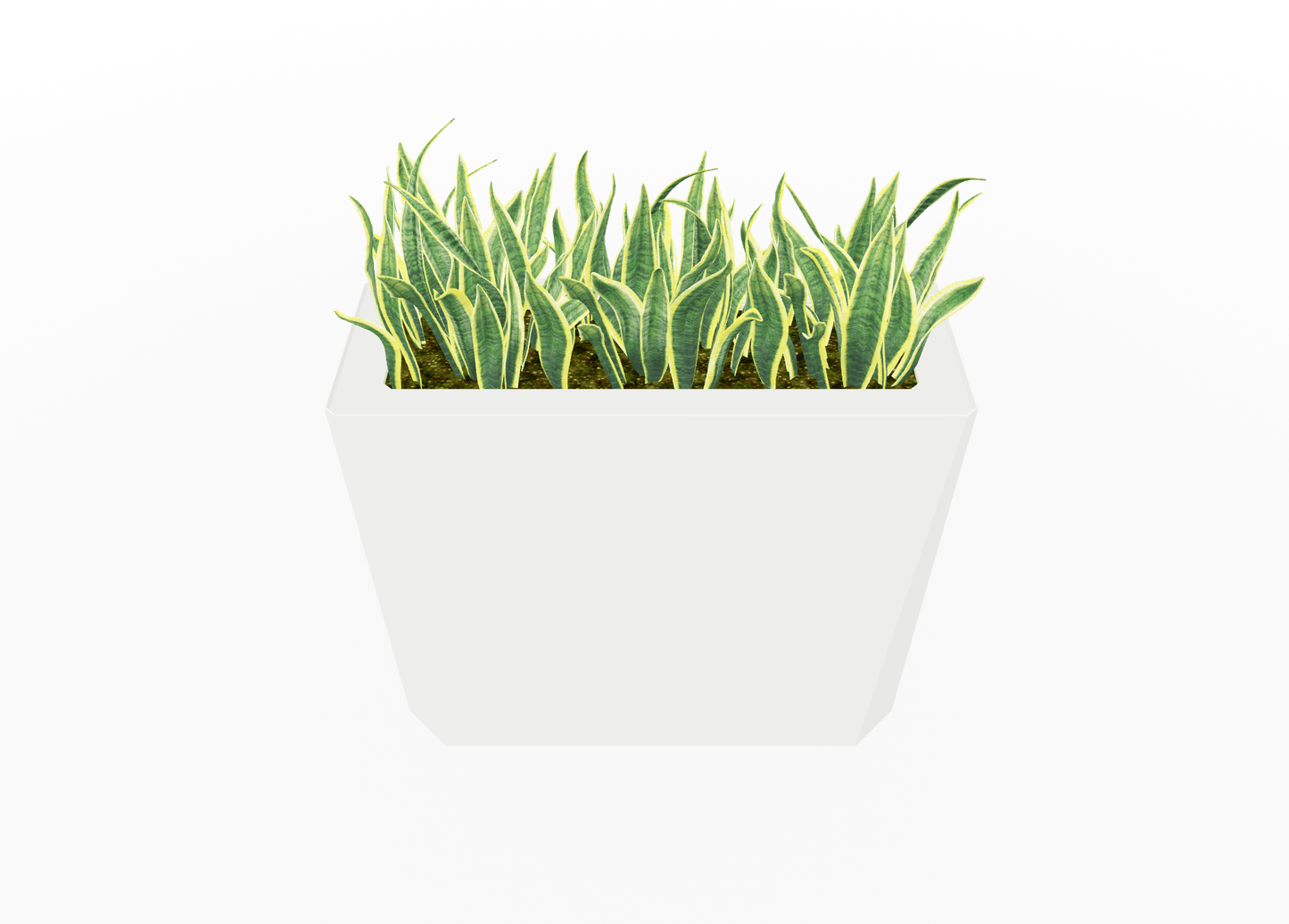 Magnuson KST - 1232L - H - PL High Kastan Wide Rectangular Painted Steel Planter with Aluminum Top and Sealed Internal Liner (MAG - KST - 1232L - H - PL - XXX) - SchoolOutlet