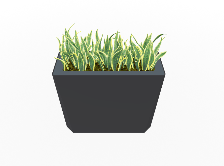Magnuson KST - 1232L - H - PL High Kastan Wide Rectangular Painted Steel Planter with Aluminum Top and Sealed Internal Liner (MAG - KST - 1232L - H - PL - XXX) - SchoolOutlet