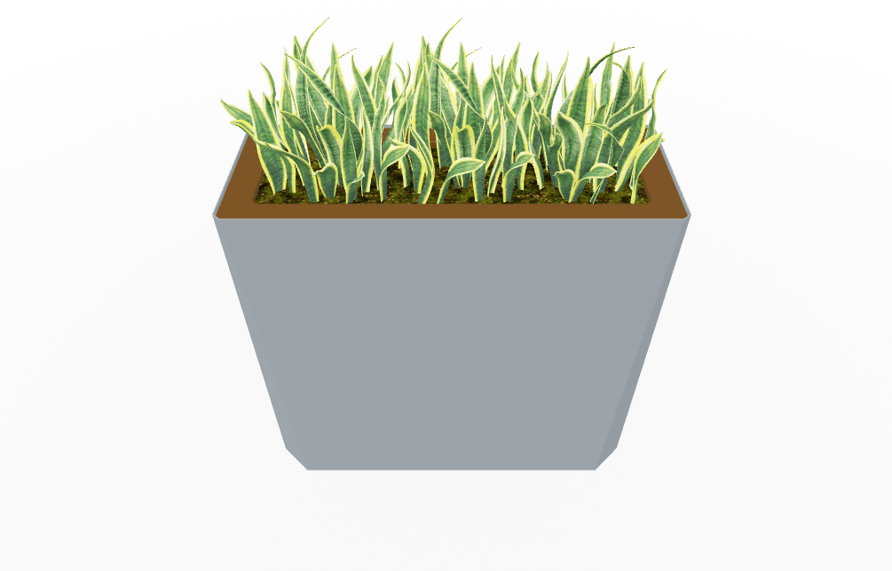 Magnuson KST - 1436L - H - PL High Kastan Wide Rectangular Painted Steel Planter with Aluminum Top and Sealed Internal Liner (MAG - KST - 1436L - H - PL - XXX) - SchoolOutlet