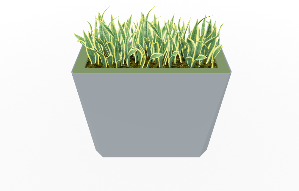 Magnuson KST - 1436L - H - PL High Kastan Wide Rectangular Painted Steel Planter with Aluminum Top and Sealed Internal Liner (MAG - KST - 1436L - H - PL - XXX) - SchoolOutlet