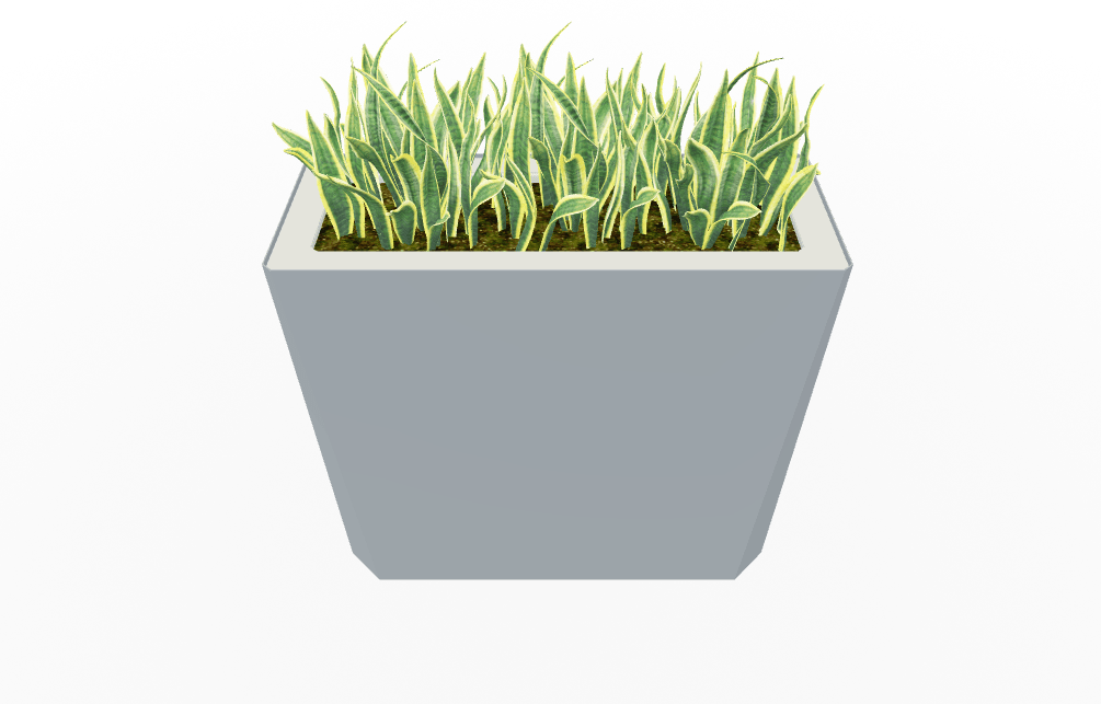Magnuson KST - 1436L - H - PL High Kastan Wide Rectangular Painted Steel Planter with Aluminum Top and Sealed Internal Liner (MAG - KST - 1436L - H - PL - XXX) - SchoolOutlet