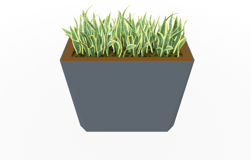 Magnuson KST - 1436L - H - PL High Kastan Wide Rectangular Painted Steel Planter with Aluminum Top and Sealed Internal Liner (MAG - KST - 1436L - H - PL - XXX) - SchoolOutlet