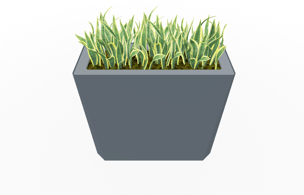 Magnuson KST - 1436L - H - PL High Kastan Wide Rectangular Painted Steel Planter with Aluminum Top and Sealed Internal Liner (MAG - KST - 1436L - H - PL - XXX) - SchoolOutlet