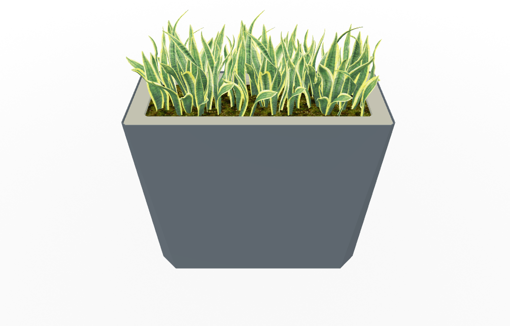 Magnuson KST - 1436L - H - PL High Kastan Wide Rectangular Painted Steel Planter with Aluminum Top and Sealed Internal Liner (MAG - KST - 1436L - H - PL - XXX) - SchoolOutlet