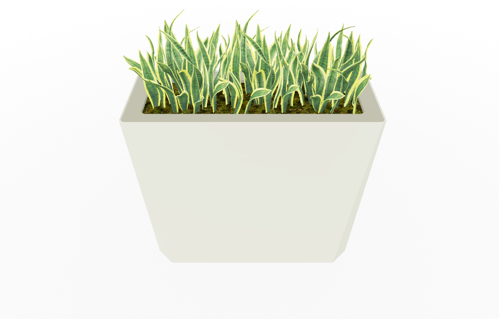 Magnuson KST - 1436L - H - PL High Kastan Wide Rectangular Painted Steel Planter with Aluminum Top and Sealed Internal Liner (MAG - KST - 1436L - H - PL - XXX) - SchoolOutlet