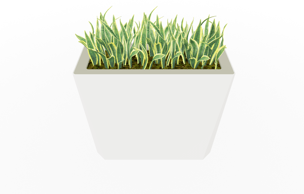 Magnuson KST - 1436L - H - PL High Kastan Wide Rectangular Painted Steel Planter with Aluminum Top and Sealed Internal Liner (MAG - KST - 1436L - H - PL - XXX) - SchoolOutlet