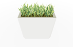 Magnuson KST - 1436L - H - PL High Kastan Wide Rectangular Painted Steel Planter with Aluminum Top and Sealed Internal Liner (MAG - KST - 1436L - H - PL - XXX) - SchoolOutlet