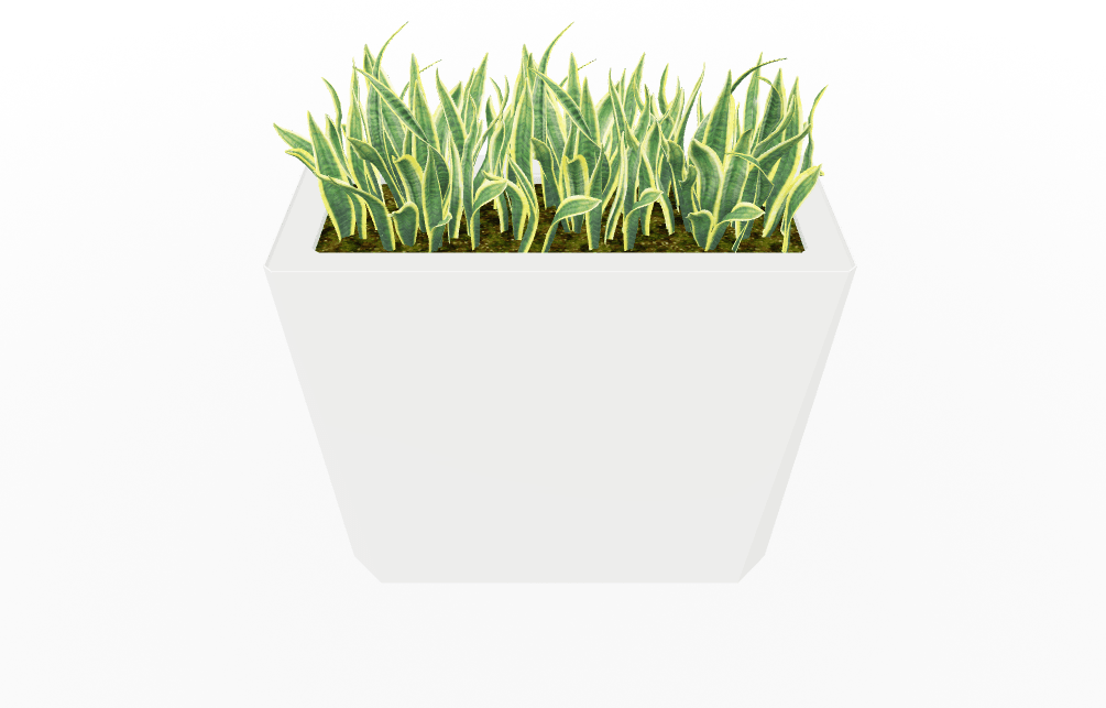 Magnuson KST - 1436L - H - PL High Kastan Wide Rectangular Painted Steel Planter with Aluminum Top and Sealed Internal Liner (MAG - KST - 1436L - H - PL - XXX) - SchoolOutlet