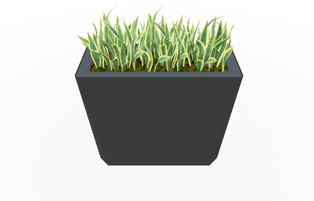 Magnuson KST - 1436L - H - PL High Kastan Wide Rectangular Painted Steel Planter with Aluminum Top and Sealed Internal Liner (MAG - KST - 1436L - H - PL - XXX) - SchoolOutlet